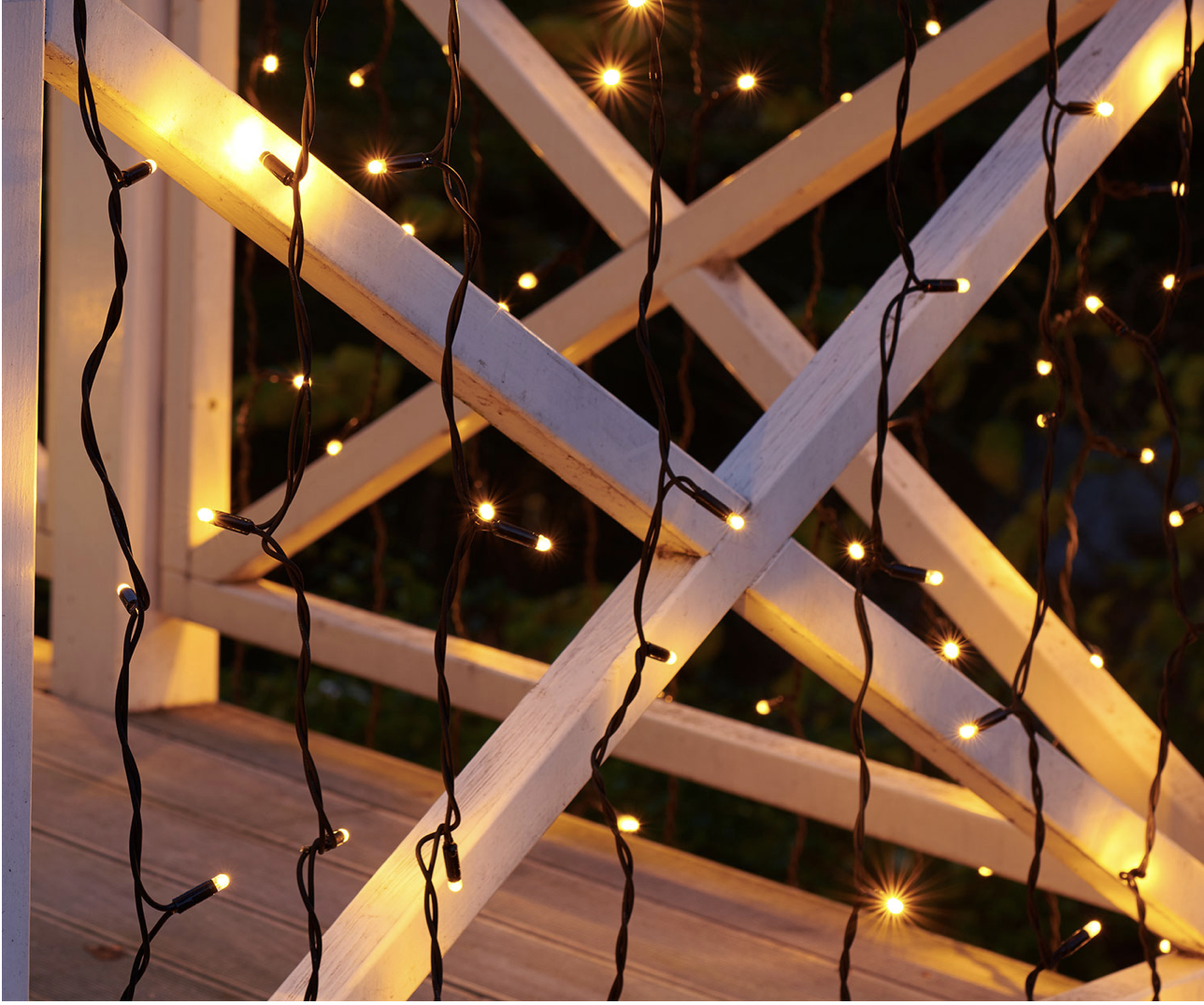 Tech-Line Gardin Startsæt 100 LED, 1,5x2 m